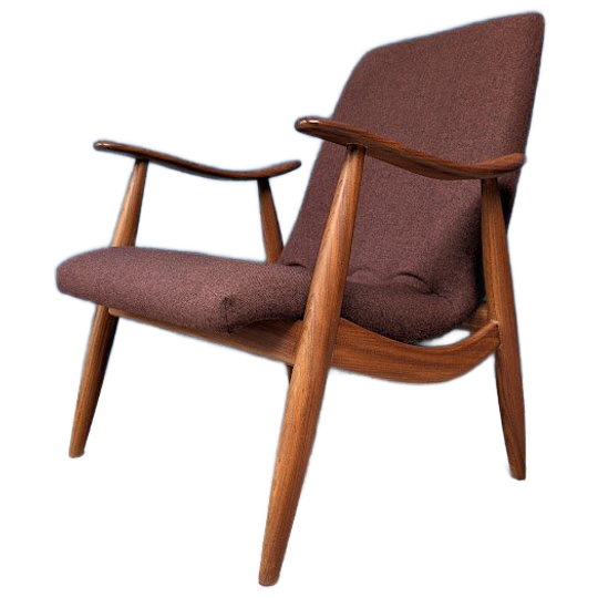 Vintage Fauteuil, Louis Van Teeffelen Voor Wébé, Jaren 60 1