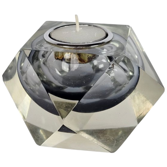 Murano - Sommerso - Facet Geslepen Glas - Flavio Poli - Italie - 1960's 1