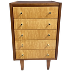 Chest Of Drawers In 2-tone Wood 1960s thumbnail 1