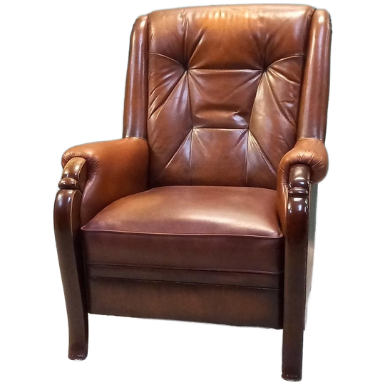 Elegante Vintage Leren Fauteuil Uit 1963 1