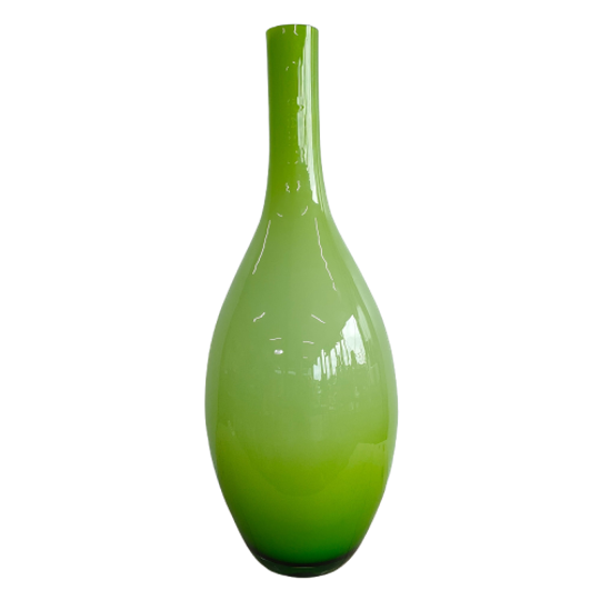 Limegroene Bol Vaas (groot) 1
