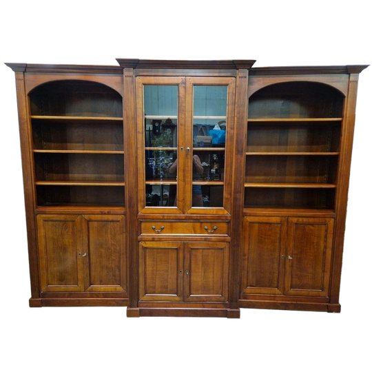 Klassieke Engelse Boekenkast, Bestaande Uit 3 Delen 1