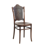 Originele Antieke Jacob En Josef Kohn Thonet Stoel Uit Begin 20e Eeuw Met Mooi Snijwerk thumbnail 1