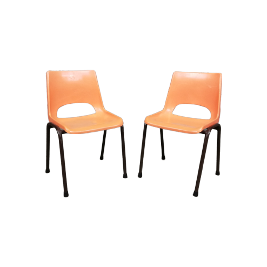 Duo Vintage Roger Bontemps Kinderstoeltjes. Prijs Voor Het Paar 1