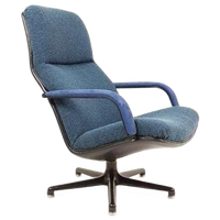 Artifort Swivel Chair Blue | F154 Geoffrey Harcourt Bureau