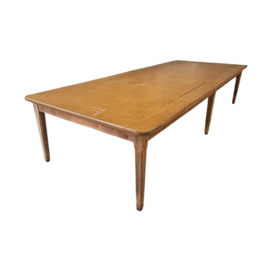 Antieke Tafel Uit Een Frans Kasteel Eiken 150 X 370 Cm 1