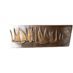 Maritiem Koper Kunst Vintage Schilderij Brutalistische Stijl thumbnail 1