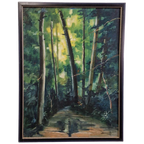 Vintage Schilderij Op Linnen Gesigneerd thumbnail 1