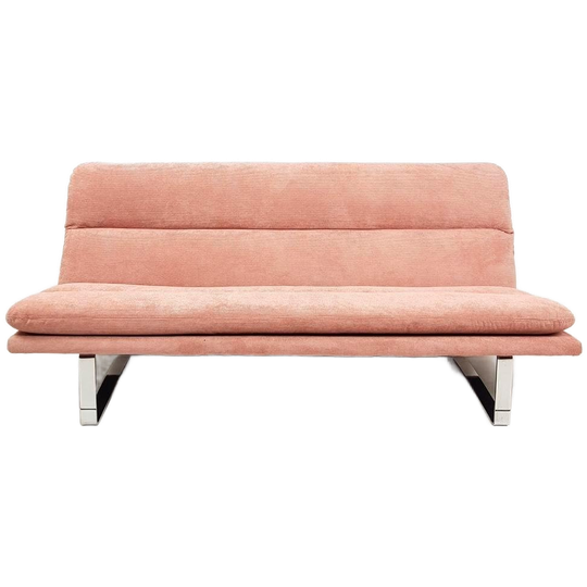 Vintage Roze Artifort Kho Liang Le Bank Driepersoons Nieuw 1