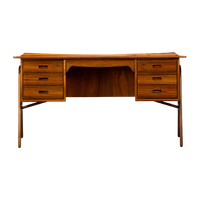 Deens Design Palissander Desk By Svend Age Madsen Gemaakt Door Hp Hansen, 1960S