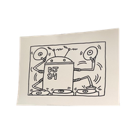 Keith Haring (1958-1990), Dj 84, 1983,