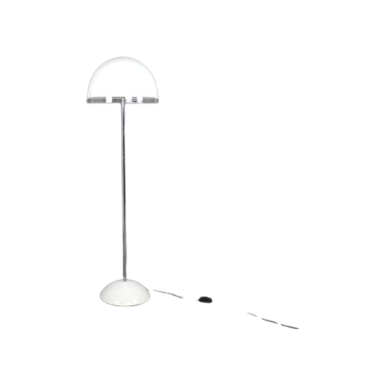 Iguzzini Baobab Vloerlamp Wit, Italië 1970s 1