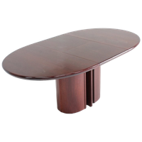 Vintage Skovby Extendable Oval Danish Dining Table