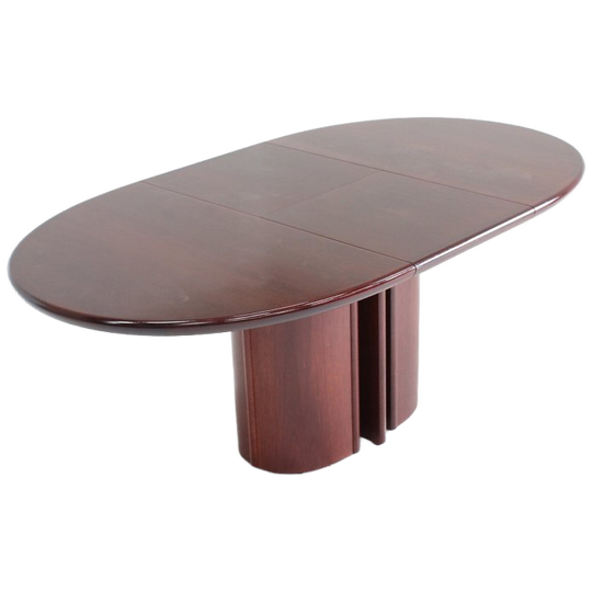 Vintage Skovby Extendable Oval Danish Dining Table 1