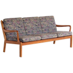 Vintage 3-zits Deense Design Bank Van L. Olsen & Son, 1960s thumbnail 1