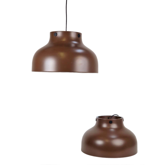 Set 2 Vintage Super Jumbo Hanglamp Denmark Nordisk Solar '60 1