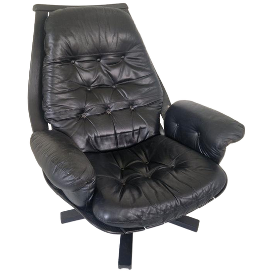 Hans Bratrrud Voor Hove Möbler Vintage Zweedse Fauteuil. 1