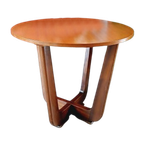 Art Deco Bijzettafel Hout Vintage thumbnail 1