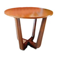 Art Deco Bijzettafel Hout Vintage
