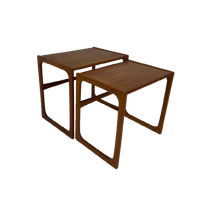Set Of 2 Danish Teak Nesting Tables