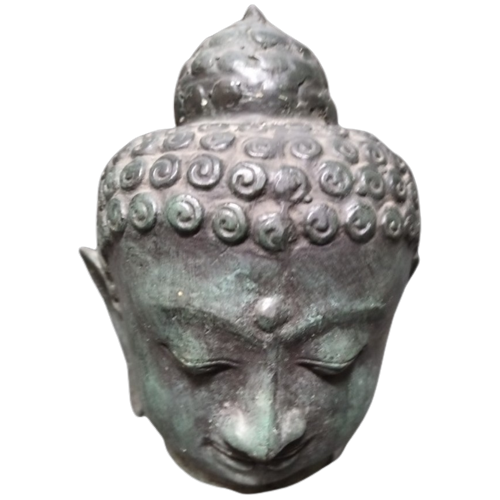 Bronzen Boeddha Hoofd.
