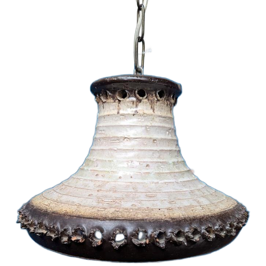 Vintage Keramische Lamp, Denemarken 1970s 1