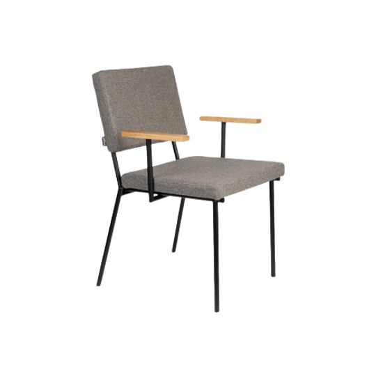 Set Van 8 Banne Eetkamerstoelen 1