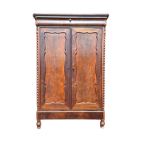 Mahoniehouten Meidenkast, Vintage Biedermeier Kast, Kastje