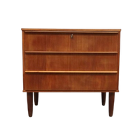 Deense Vintage Ladekast 3 Lades
