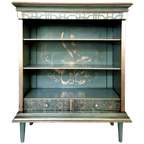 Vintage Look Kast In Groen En Goud thumbnail 1