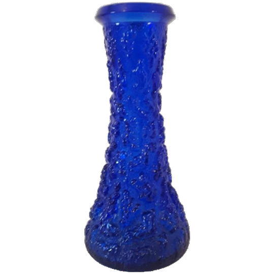 *lars Hellsten Skruf Zweden Vintage Vaas Blauwe Vaas 1