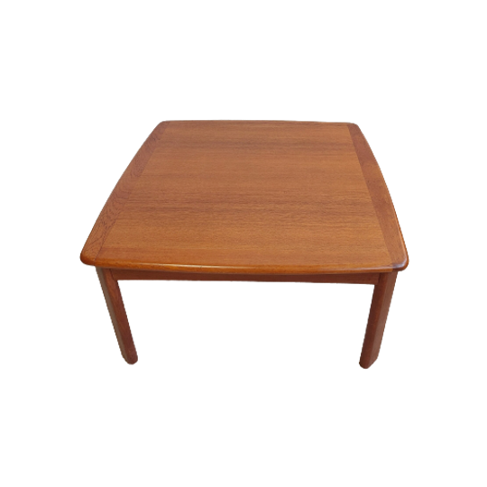 Vintage Salontafel Teak Vierkant 1