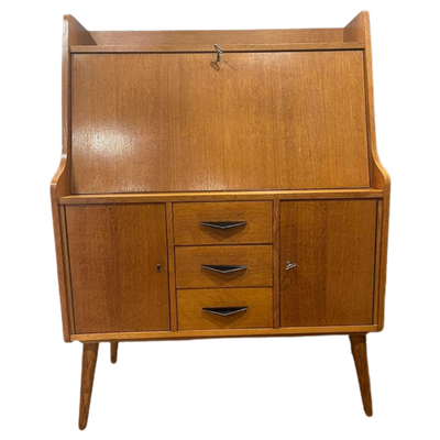 Vintage Secretaire-/ Wandkast Sixties