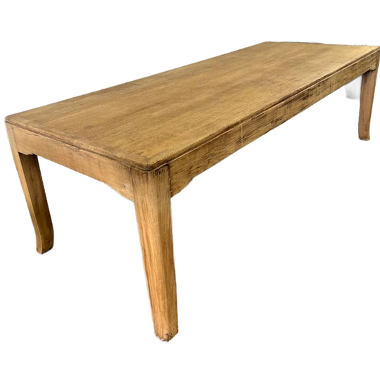 Vintage Xl Houten Tafel In Eik 1