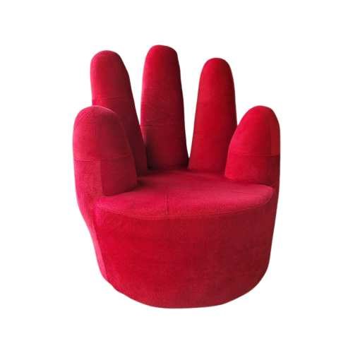 90'S Vintage Handstoel Retro Draaistoel Draaifauteuil