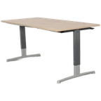 Aspa Bureau, Bladkleur Naar Keuze, 180 X 80Cm, Hoogte Instelbaar Onderstel thumbnail 1