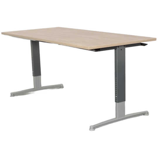 Aspa Bureau, Bladkleur Naar Keuze, 180 X 80cm, Hoogte Instelbaar Onderstel 1