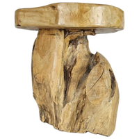 Teakhout - Krukje - Bijzettafeltje - Naturel
