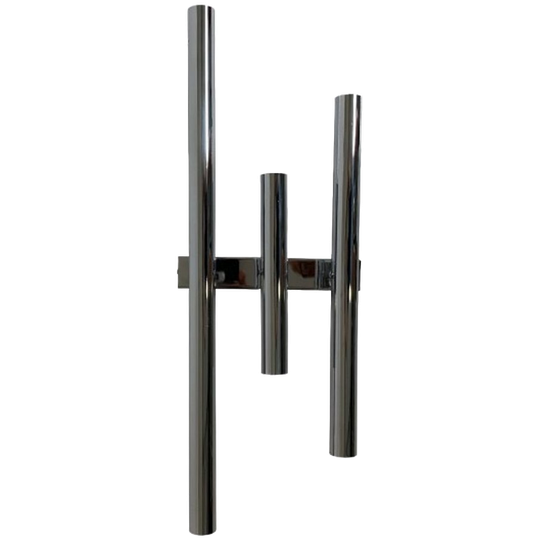 Tede Light Wandlamp Met 3 Chromen Cilinders, Jaren 70 1