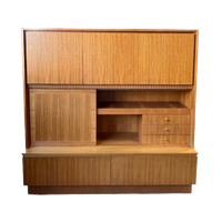 Vintage Zweeds Wandmeubel / Highboard. Royal Board 1970'S