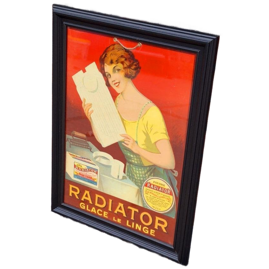 Reclame Karton Van Merk Radiator Stijfsel Voor De Was/strijk 1