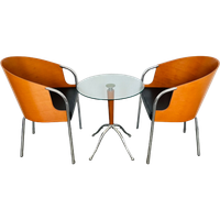 Calligaris Postmoderne Stoelen En Bijzettafel Italië ‘90