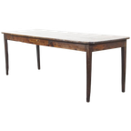 Zeer Mooie En Karaktervolle Engelse Antieke Pinewood Country Eettafel Met Een Uniek Mooi Patina thumbnail 1