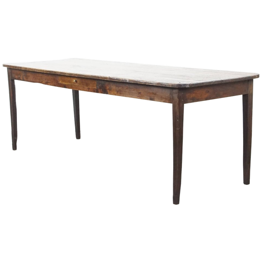 Zeer Mooie En Karaktervolle Engelse Antieke Pinewood Country Eettafel Met Een Uniek Mooi Patina 1