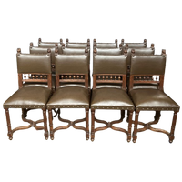 Set Van 12 Stoelen In Renaissancestijl.