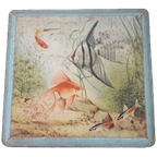 Vintage Blik Van Melle Aquarium Blik thumbnail 1