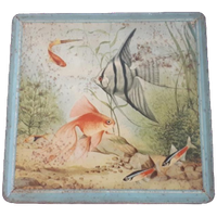 Vintage Blik Van Melle Aquarium Blik