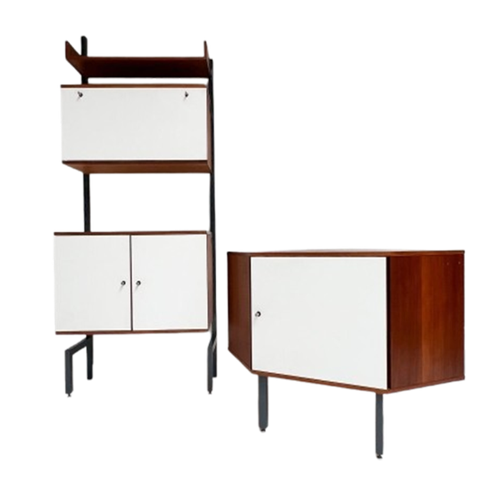 Vintage Simpla Lux 2-delige Wandsysteem, 1960’s 1