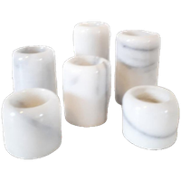Vintage Kandelaars Van Marmer Waxinelicht Houders | Kerst