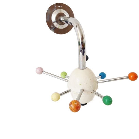 Vintage IKEA Kapstok Sputnik Bollen Kapstok 1